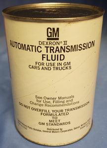 Vintage 1979 GM 1051855 1 Quart DEXRON II Automatic Transmission Fluid