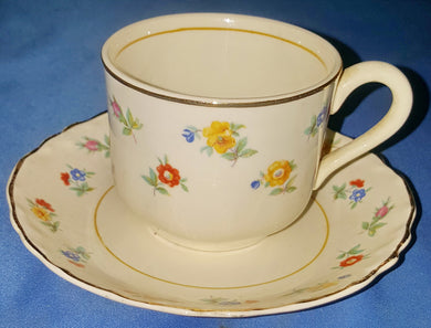 Vintage Radisson W. S. George 1698 Gold Trim Cup and Saucer